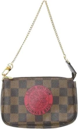 Louis Vuitton Pre-owned Mini Bags, female, Brown, Size: ONE SIZE Pre-owned Pochette Pouch
