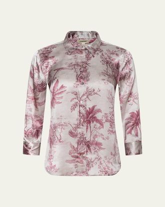 L'agence Dani Silk Toile Blouse