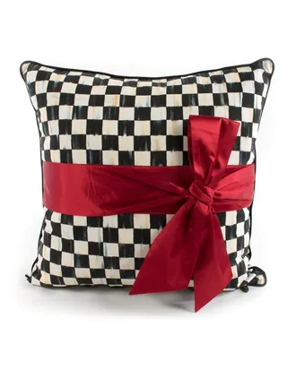 MacKenzie-Childs Courtly Check Sash Pillow