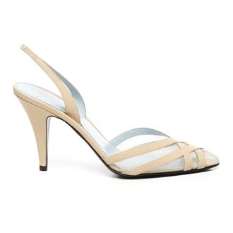 Valentino Garavani Pumps, female, Beige, 6 UK, Beige Heeled Strap Sandals