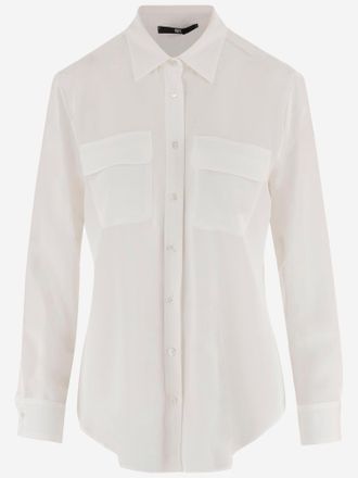 F.it Camisa De Acetato Y Seda