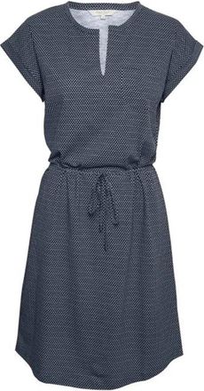 Part Two Navy Diamantprint Jurk - Dames - Korte kleedjes - Zwart - 2XL - Katoen - Kleedjes