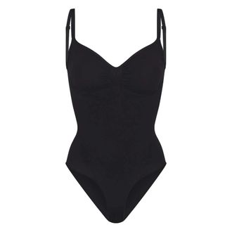 SKIMS Body moldeador tipo tanga Seamless Sculpt - Tops - Mujer - Negro - 2XL