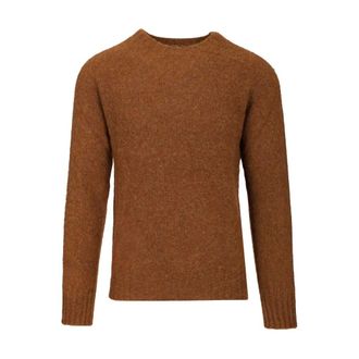 Howlin Birth of the Cool Crew Neck Jumper - male - Howlin - Round-neck Knitwear - Brown - S - Knitwear