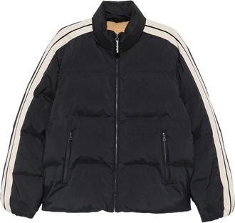 Palm Angels Logo-print Side-stripe Puffer Jacket