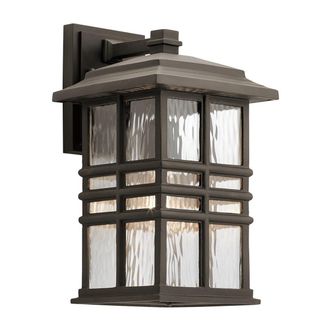 Netlighting Beacon Outdoor 1 Light Wall Lantern Olde Bronze IP44 E27 in Brown