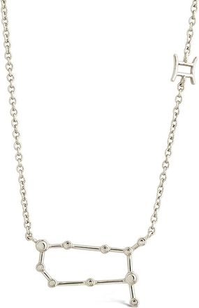 Sterling Forever Station Constellation Pendant Necklace