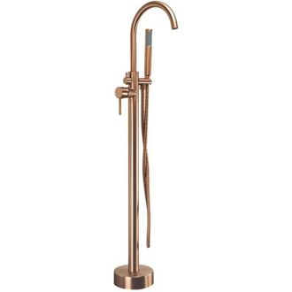 Rea Rea - Grifo De Ba&ntilde;era De Suelo Lungo Brush Copper