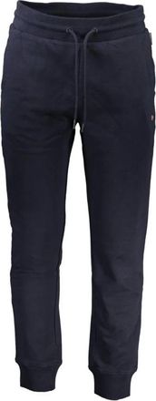 Napapijri Blauwe Katoenen Straight-Leg Broek - Heren - Sweatpants - Blauw - S - Katoen - Broeken