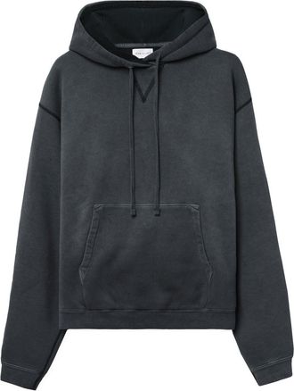 John Elliott + Co Thermal-Lined cotton hoodie - men - Cotton - 3 - Black