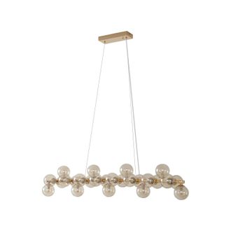Lucande Lucande L&aacute;mpara Colgante naelen En Dorado De Metal