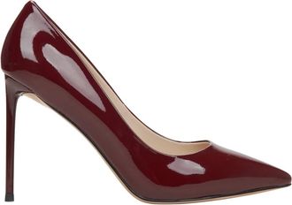 Estro & Luminara Puntige Stiletto Pumps - Dames - Schoenen - Rood - Maat: 39 EU Leer