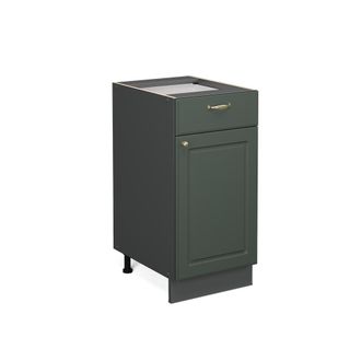 Vicco Mueble Bajo De Cocina Fame-line, Verde Dorado Casa De Campo, 40 Cm Sin Encimera Vicco