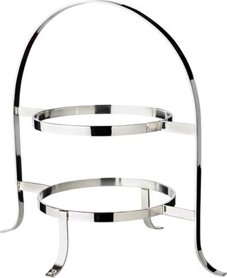 Edzard Premium Telleretagere Sina für zwei Teller - schwerversilbert & hochglanzpoliert