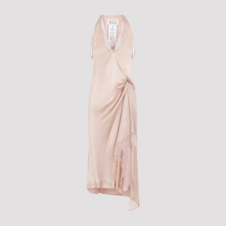 Maison Margiela Abito midi sottoveste in pizzo Maison Margiela