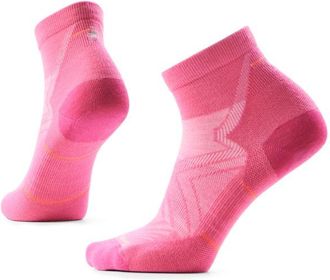 Smartwool Run Zero Cushion Ankle Laufsocken f&uuml;r Damen | rosa