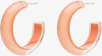 Alison Lou Gold-Plated Jelly Small Hoop Earrings - Womens - Gold Plated Brass/Enamel/Lucite