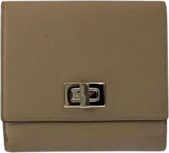 Fendi Pre-owned Wallets, female, Beige, Size: ONE SIZE Pre-owned Selleria Wallet (bi-fold)
