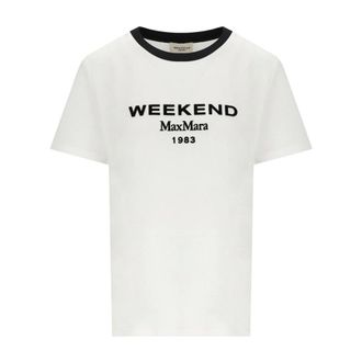 Max Mara Edison T-shirt - female - Weekend Max Mara - T-Shirts - White - XS - Tops