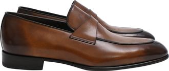 Tom Ford Slip-On Loafers in Brown Leather