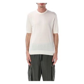 John Smedley Kempton S/S Tee - male - John Smedley - T-Shirts - White - XL - Tops