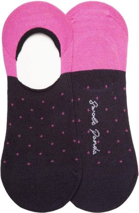 Swole Panda Swole Panda Bamboo Socks UK7-11 - Spotted Pink Mens No Show Socks