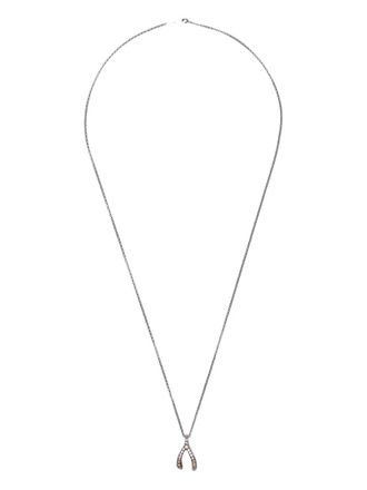 Rosa Maria Collana in argento sterling con diamanti - Nero