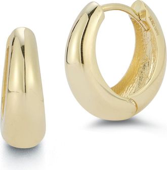 Ember Fine Jewelry 14K Gold Graduated Small Hoops