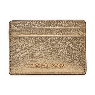 Michael Kors Wallets & Cardholders, female, Yellow, Size: ONE SIZE Gold Jet Set Card Holder
