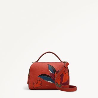 Radley London Flame Small Ziptop Cross Body Bag Nature Blooms AW25 Radley London