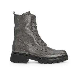 Gabor Schoenen, Dames, Grijs, 39 EU, Leer, Veterboots