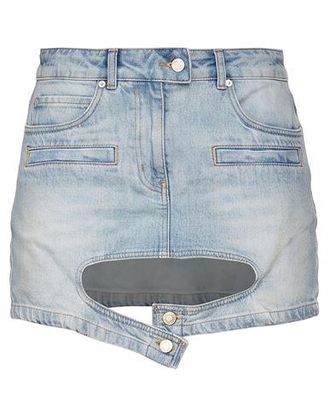 Courr&egrave;ges BOTTOMWEAR - Denim skirts on YOOX.COM