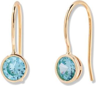Brook & York Mia Birthstone Drop Earrings in Gold December at Nordstrom