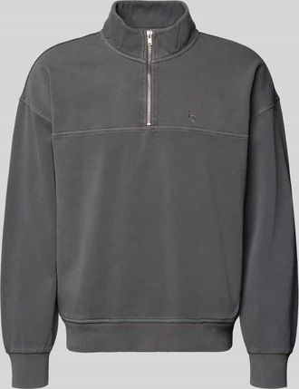 Levi's Relaxed Fit Sweatshirt aus reiner Baumwolle Modell MARINA in Dunkelgrau, Gr&ouml;&szlig;e XL