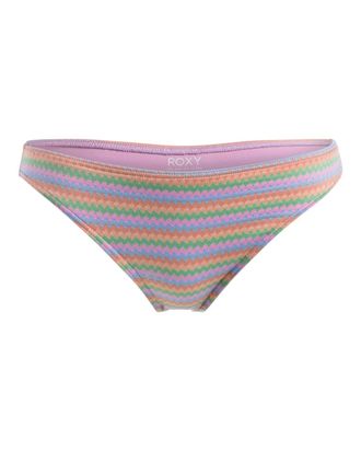 Roxy Bikini-Hose ROXY Wavy Stripe, Damen, Gr. XXL, US-Gr&ouml;ssen, papaya wavy stripe s, 92% Polyester, 8% Elasthan, Badehosen Bikini-Hose