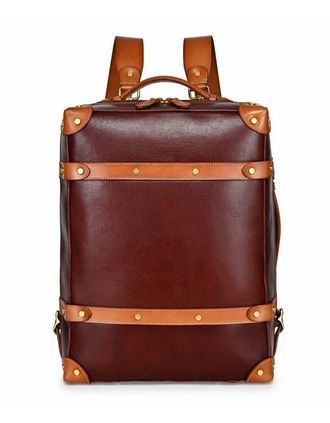 OLD TREND Speedwell Small Leather Trunk Backpack in Brown at Nordstrom