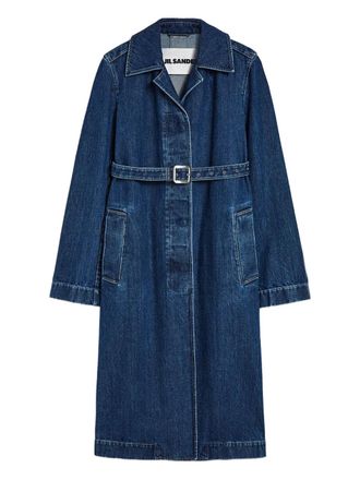 Jil Sander Trench denim - Blu