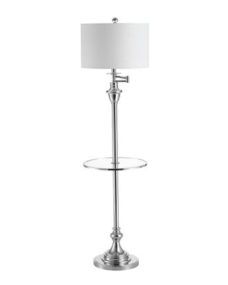 Jonathan Y Designs Jonathan Y Cora 60In Metalglass Led Side Table And Floor Lamp