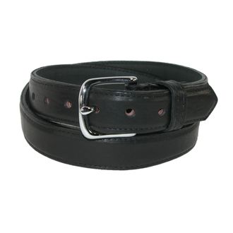 Boston Leather Mens Bison Leather Belt