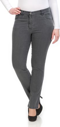 KjBrand Stretch-Jeans KJBRAND Betty CS Denim Stretch, Damen, Gr. 42 (21), K-Gr, grau (denim graphit), Denim/Jeans, Obermaterial: 85% Baumwolle, 13% Polyester,