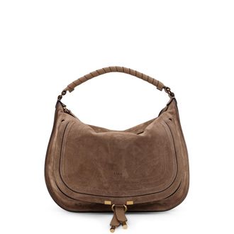Chlo&eacute; Marcie Suede Shoulder Bag