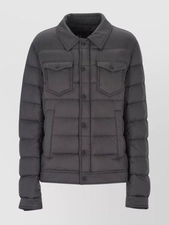 Herno padded chest pocket long sleeve jacket