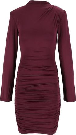Rotate Drapey Mini Jurk - Dames - Feestkleedjes - Paars - S - Kleedjes