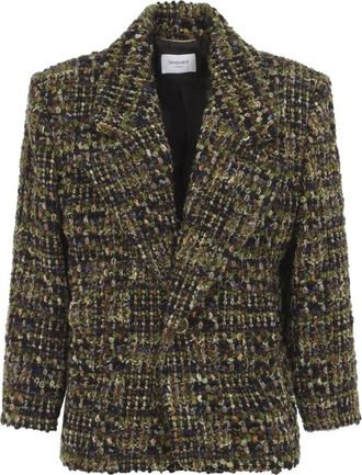 Saint Laurent Mujer, Chaquetas, Verde, Talla: S