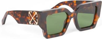Off-white Catalina Zonnebril - unisex - Zonnebrillen - Bruin - 55 MM - Accessoires