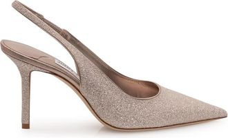 Jimmy Choo London Brown Glitter Slingback Pumps