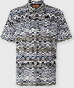 Missoni Cotton Polo Shirt With Raschel Knit And Greek Motif in Green at Nordstrom, Size X-Large