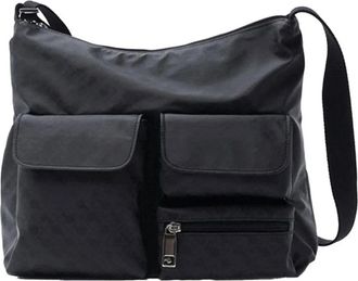 Gherardini Medium Pocket Satchel - Dames - Schoudertassen - Zwart - ONE Size - Tassen