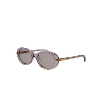 Bottega Veneta Sunglasses, female, Gray, Size: 54 MM Oval Sunglasses
