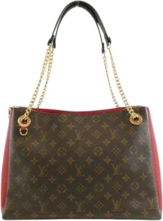 Louis Vuitton Pre-owned Vintage Monogram Schoudertas - Dames - Vintage Handtas - Bruin - ONE Size - Leer - Vintage